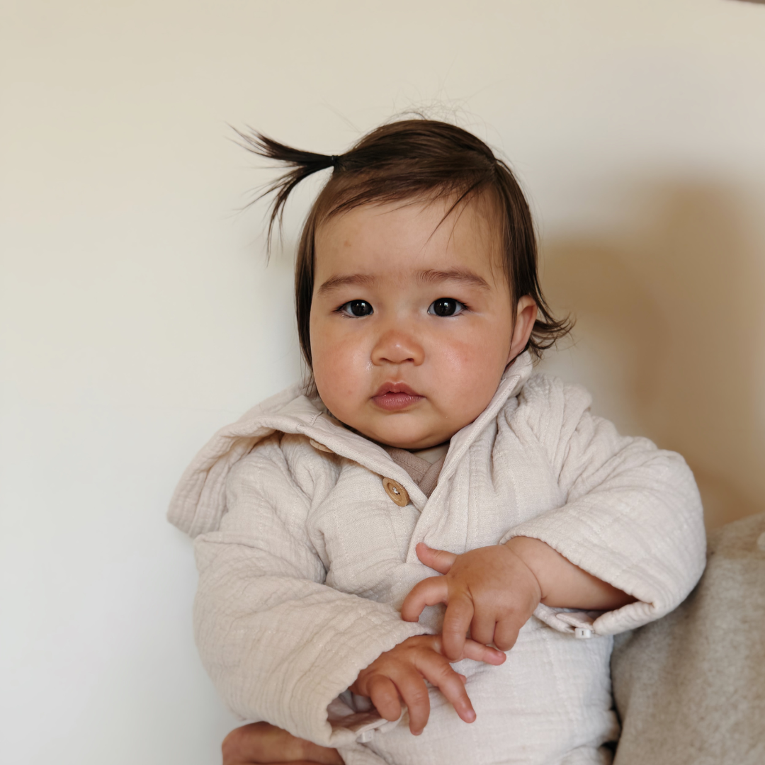 Baby Zomerjas Novy Bio Katoen - Beige