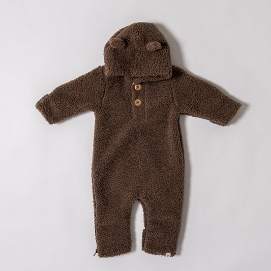 Baby Onesie Leny Teddy - Donker Bruin
