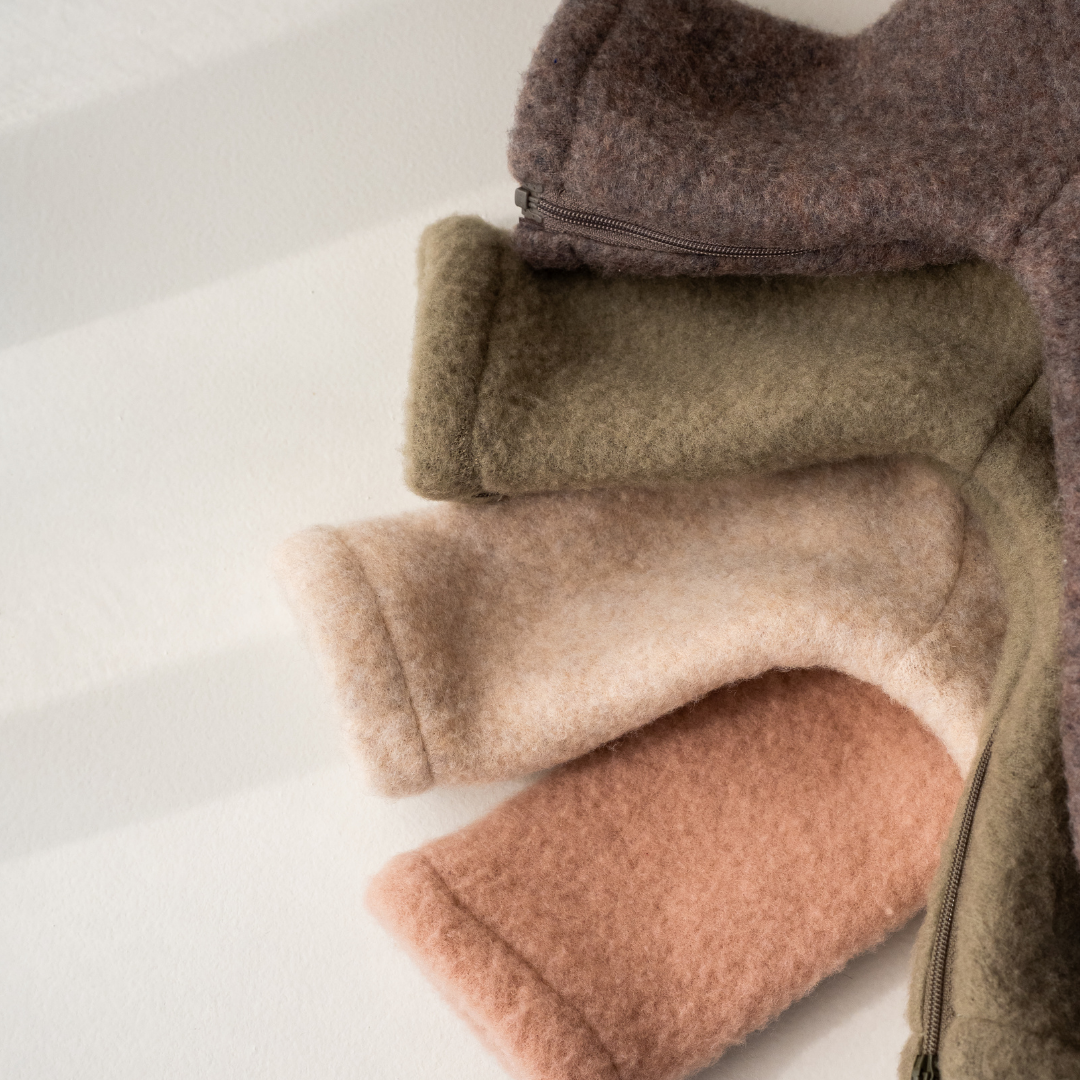 Baby Jasje Novy Wool - Olijf Groen