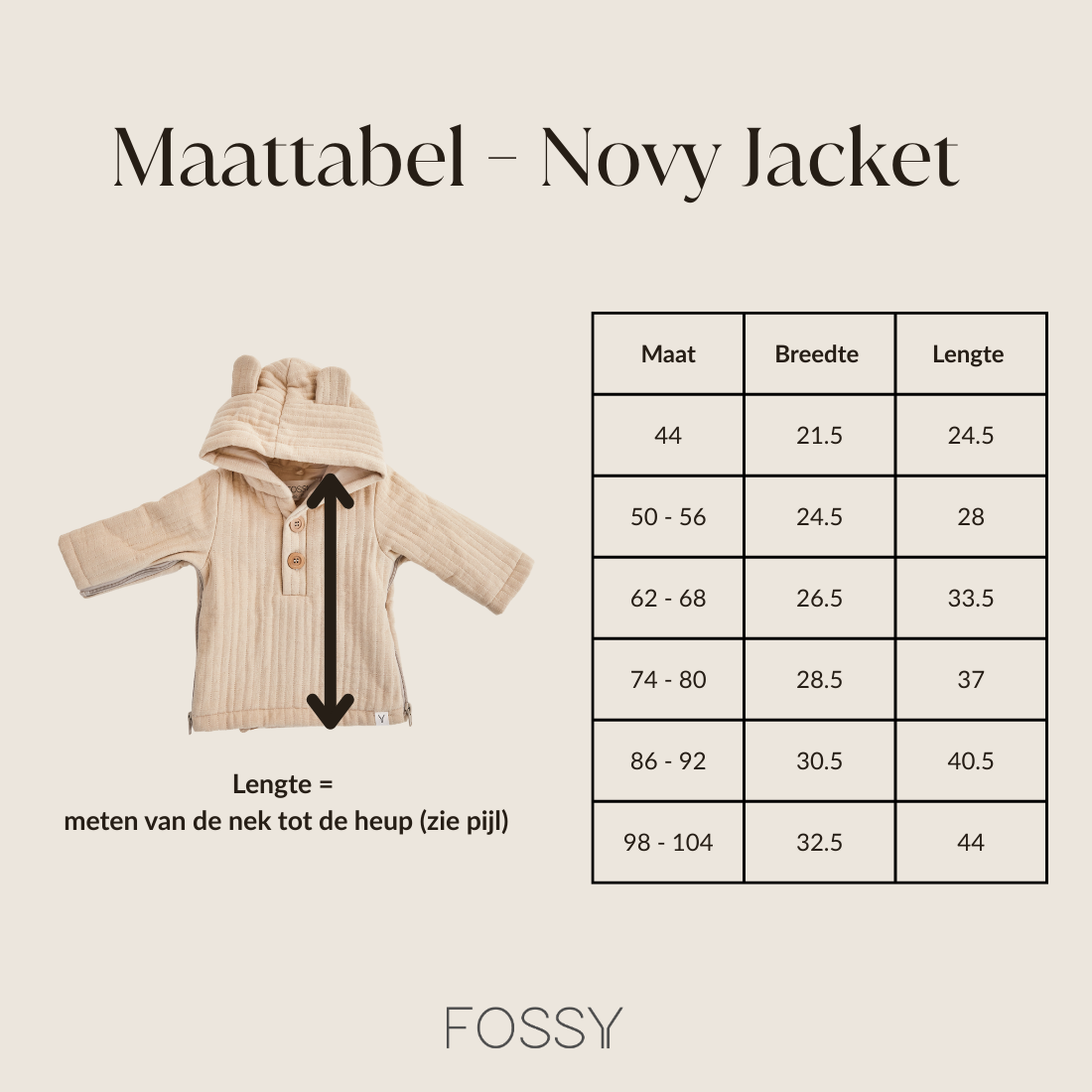 Baby Zomerjasje Novy Natural - Beige