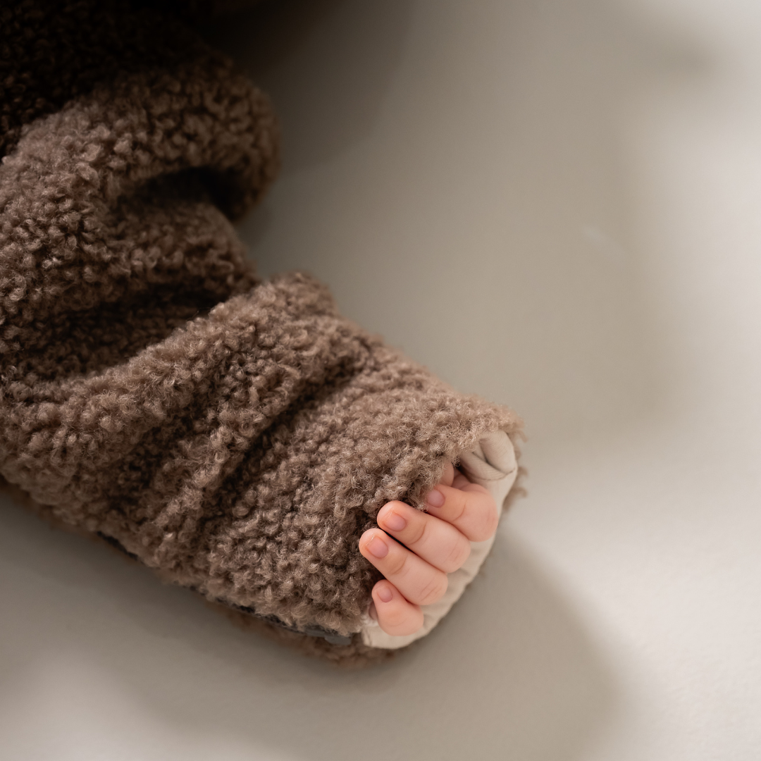 Baby Onesie Leny Teddy - Donker Bruin