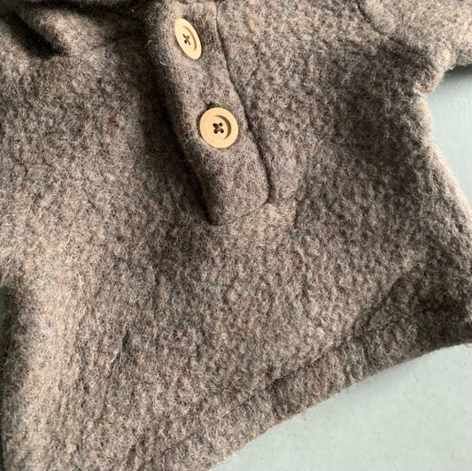 2e kans Novy Jasje Wool Donker Bruin 50-56