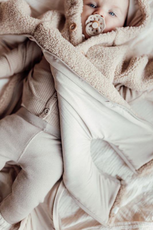 Baby Onesie Leny Teddy - Beige