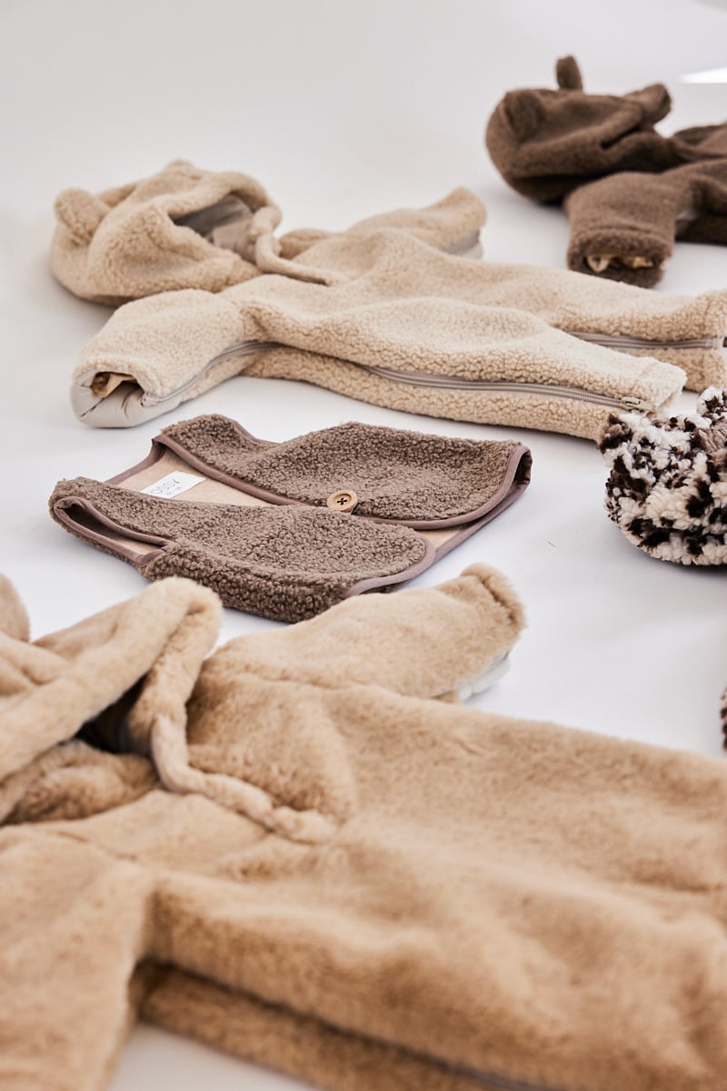 Baby Onesie Leny Fluffy - Bruin