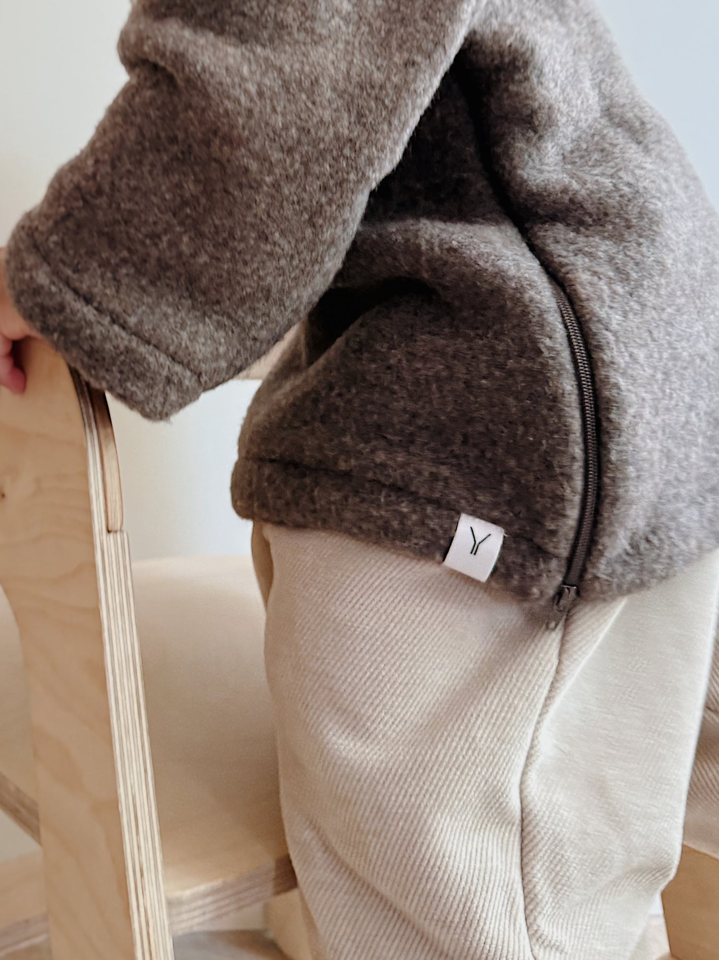 Baby Jasje Novy Wool - Donker Bruin