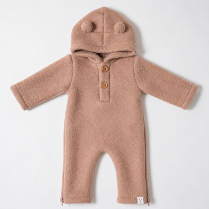 Baby Onesie Leny Wool - Oud Roze