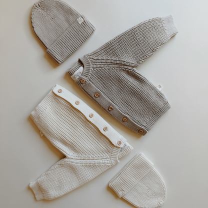 Vestje Lumy Bio Katoen - Off-white