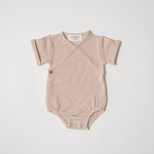 Baby (Meegroei) Romperpakje Bio Katoen - Beige