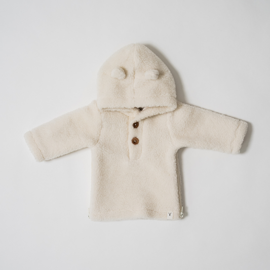 Baby Najaarsjas Novy Merino Wool - Cotton - Off-white