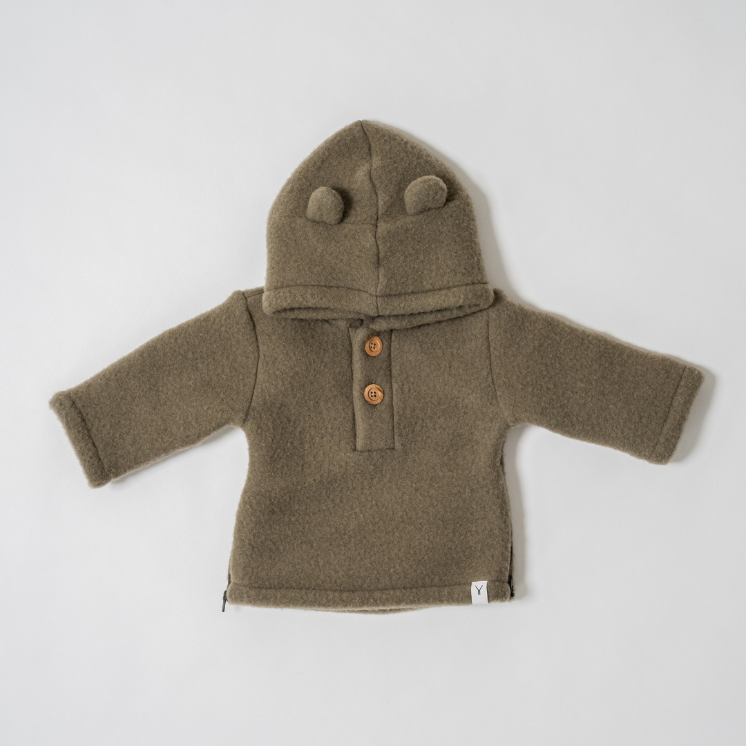 Baby Jasje Novy Wool - Olijf Groen