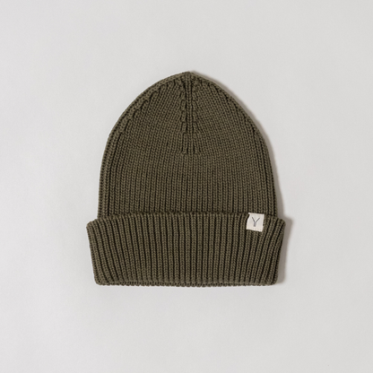 Muts & sjaal bundel - olijf groen