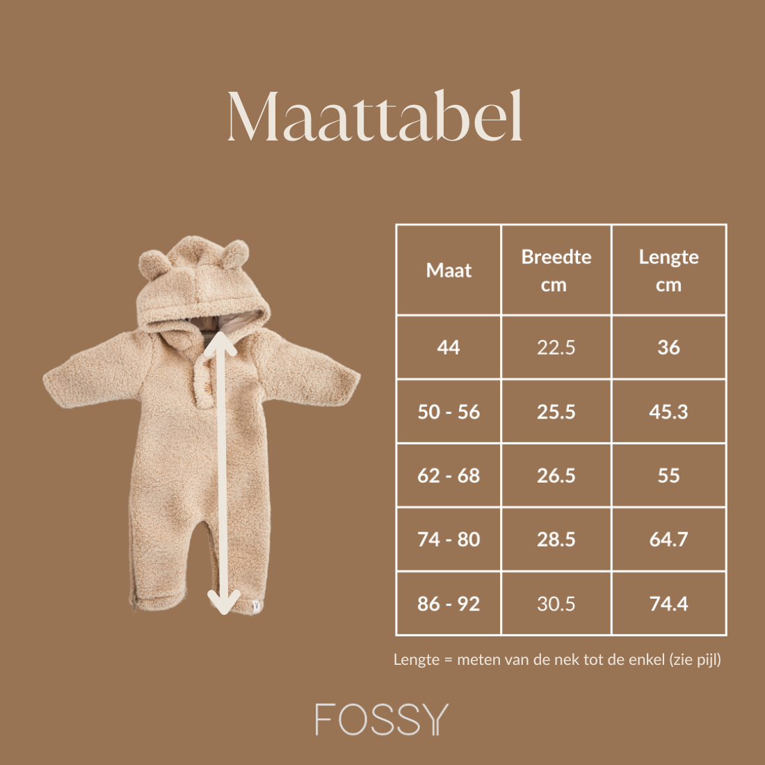 Baby Onesie Leny Teddy - Panter