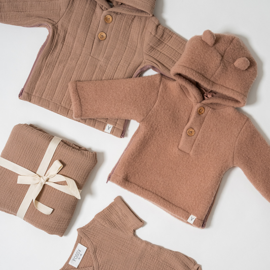 Baby Jasje Novy Wool - Oud Roze