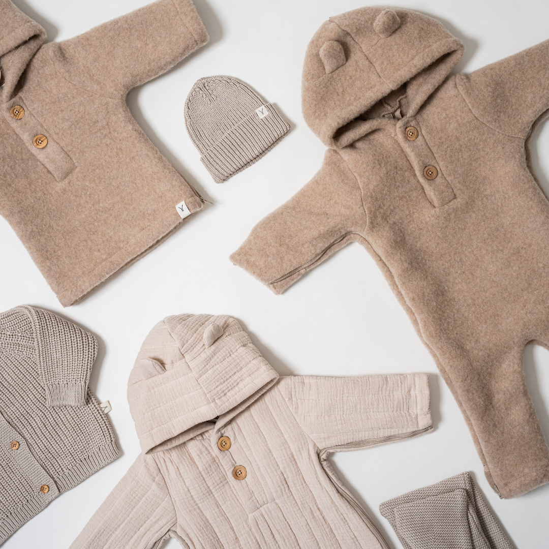 Muts & sjaal bundel - beige