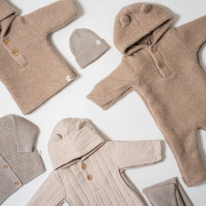 Muts & sjaal bundel - beige
