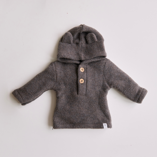 Baby Jasje Novy Wool - Donker Bruin