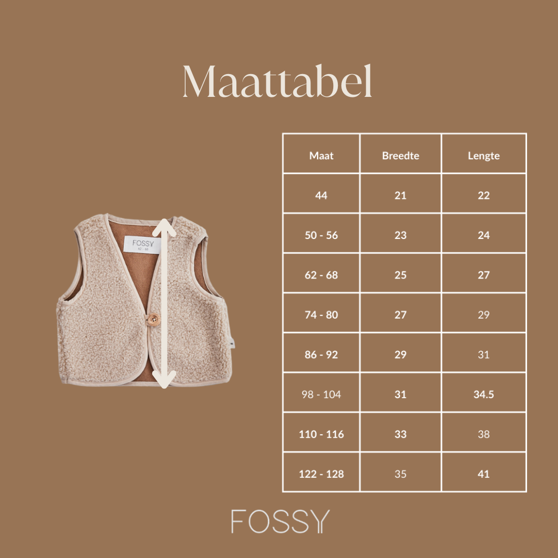 Gilet Bobby Teddy - Beige