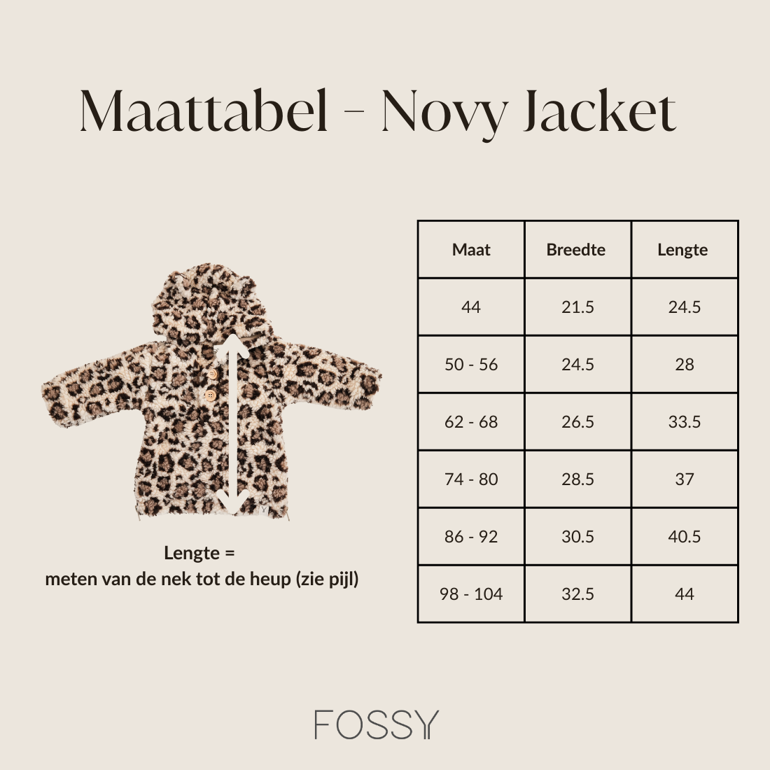 Baby Jasje Novy Teddy - Panter