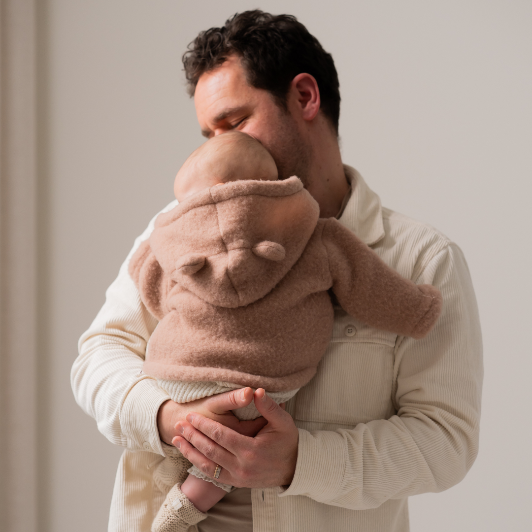 Baby Jasje Novy Wool - Oud Roze