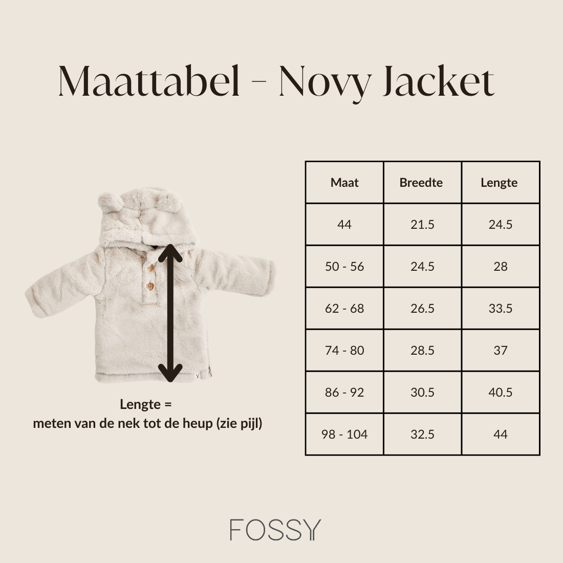 Baby Jasje Novy Fluffy - Off-white