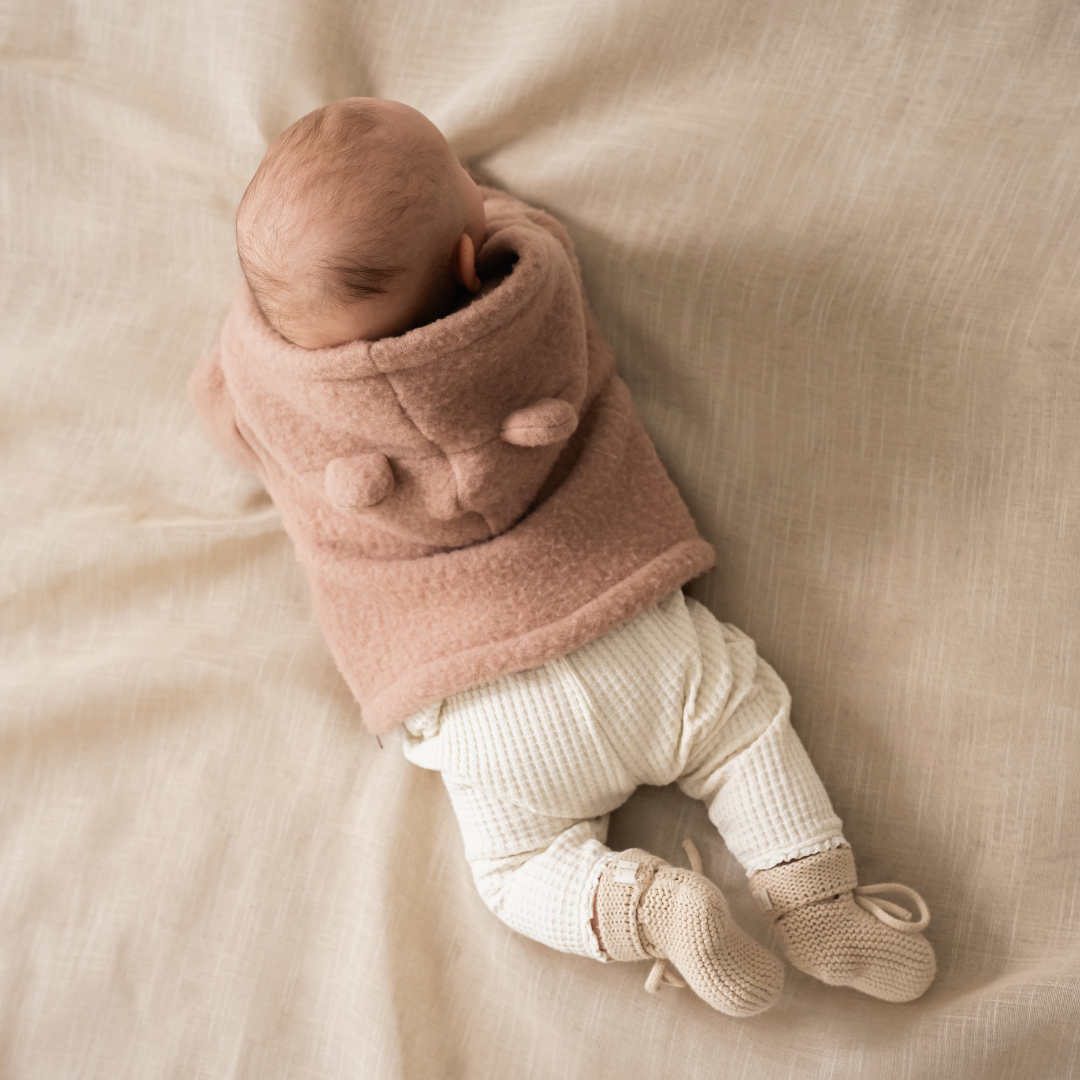 Baby Jasje Novy Wool - Oud Roze