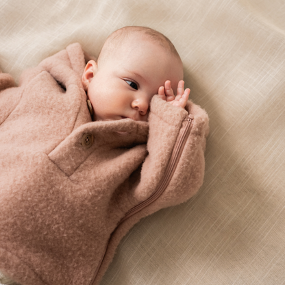 Baby Jasje Novy Wool - Oud Roze