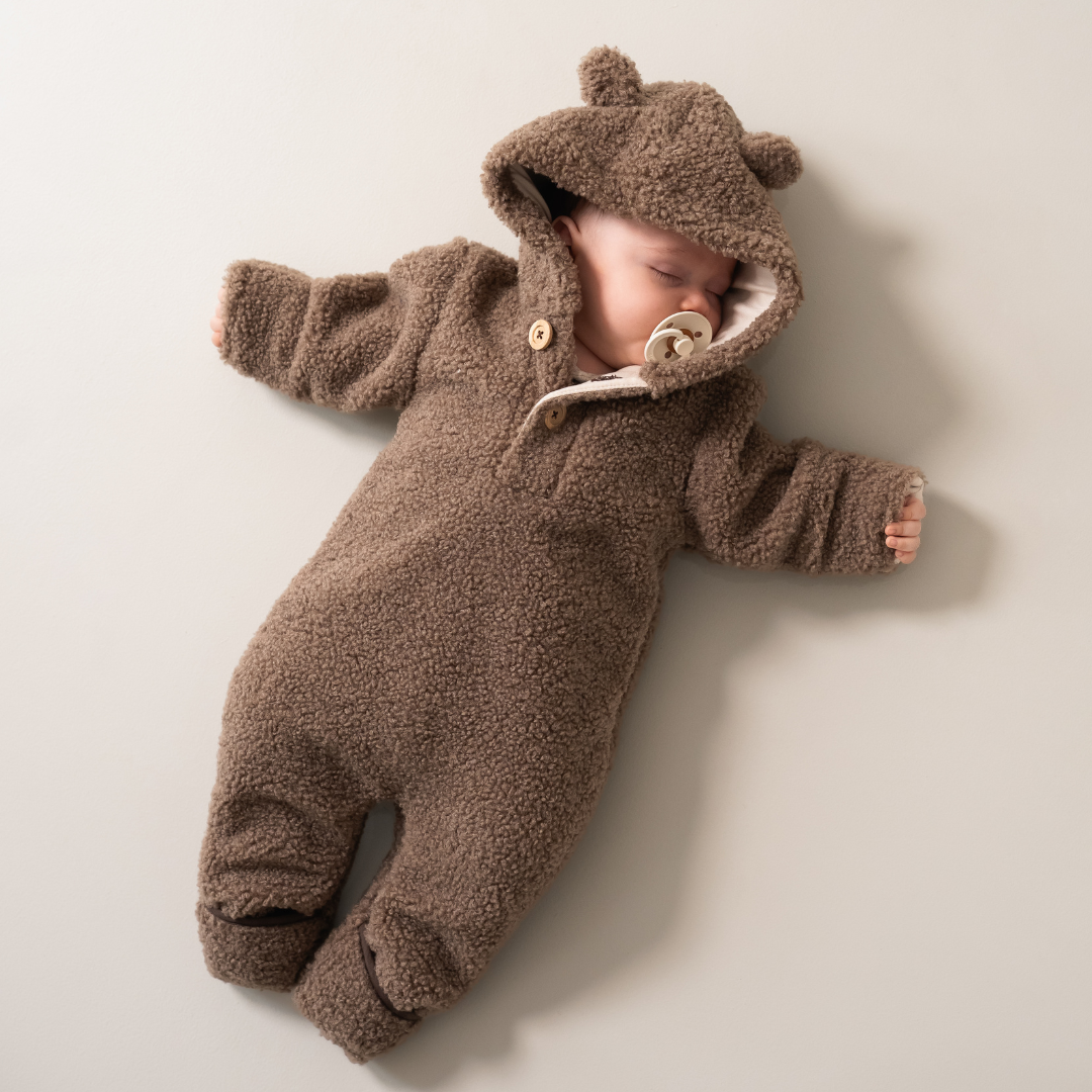 Baby Onesie Leny Teddy - Donker Bruin