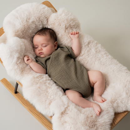 Baby (Meegroei) Romperpakje Bio Katoen - Olijf Groen