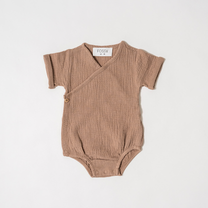 Romper & XL hydrofiele doek bundel – oud roze