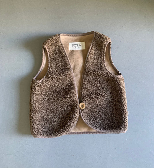 2e kans Bobby Bodywarmer Teddy Donker Bruin 98-104