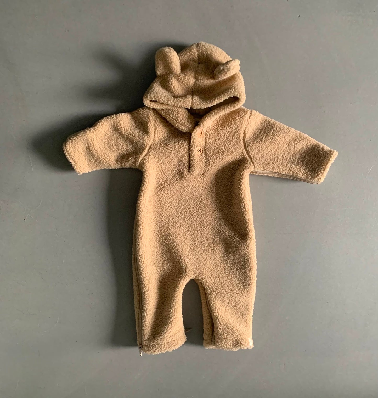 2e kans Leny Onesie Teddy Beige 62-68