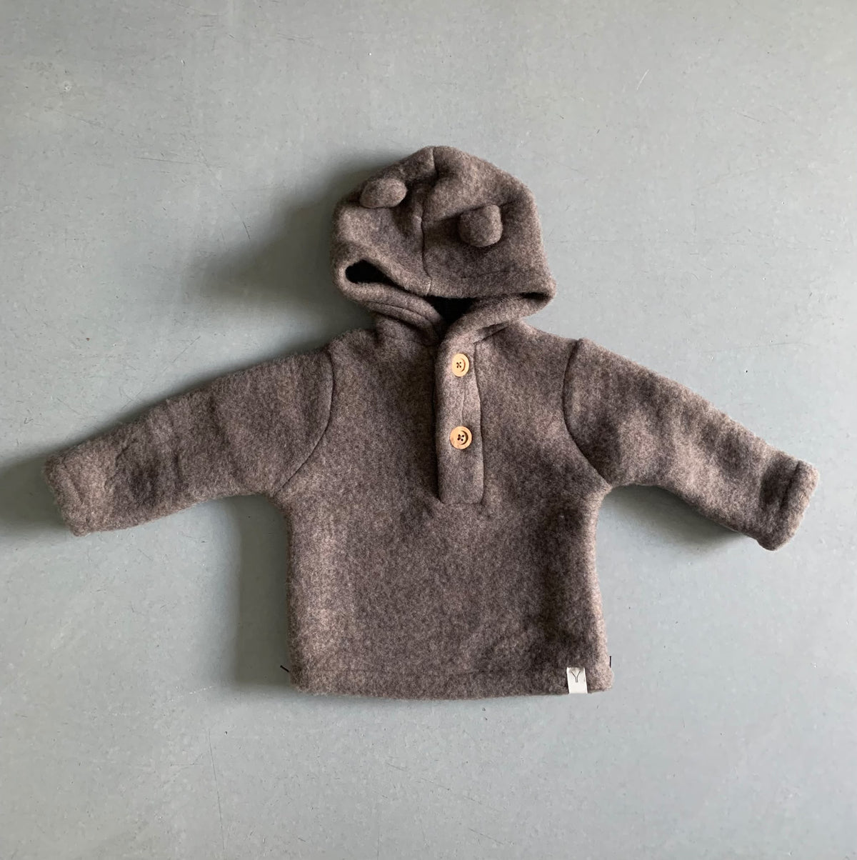 2e kans - productiefout - Novy Jasje Wool Donker Bruin 62-68