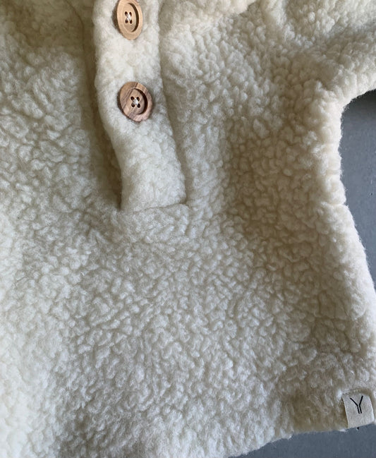 2e kans Novy Jasje Merino Wool Off-white 62-68