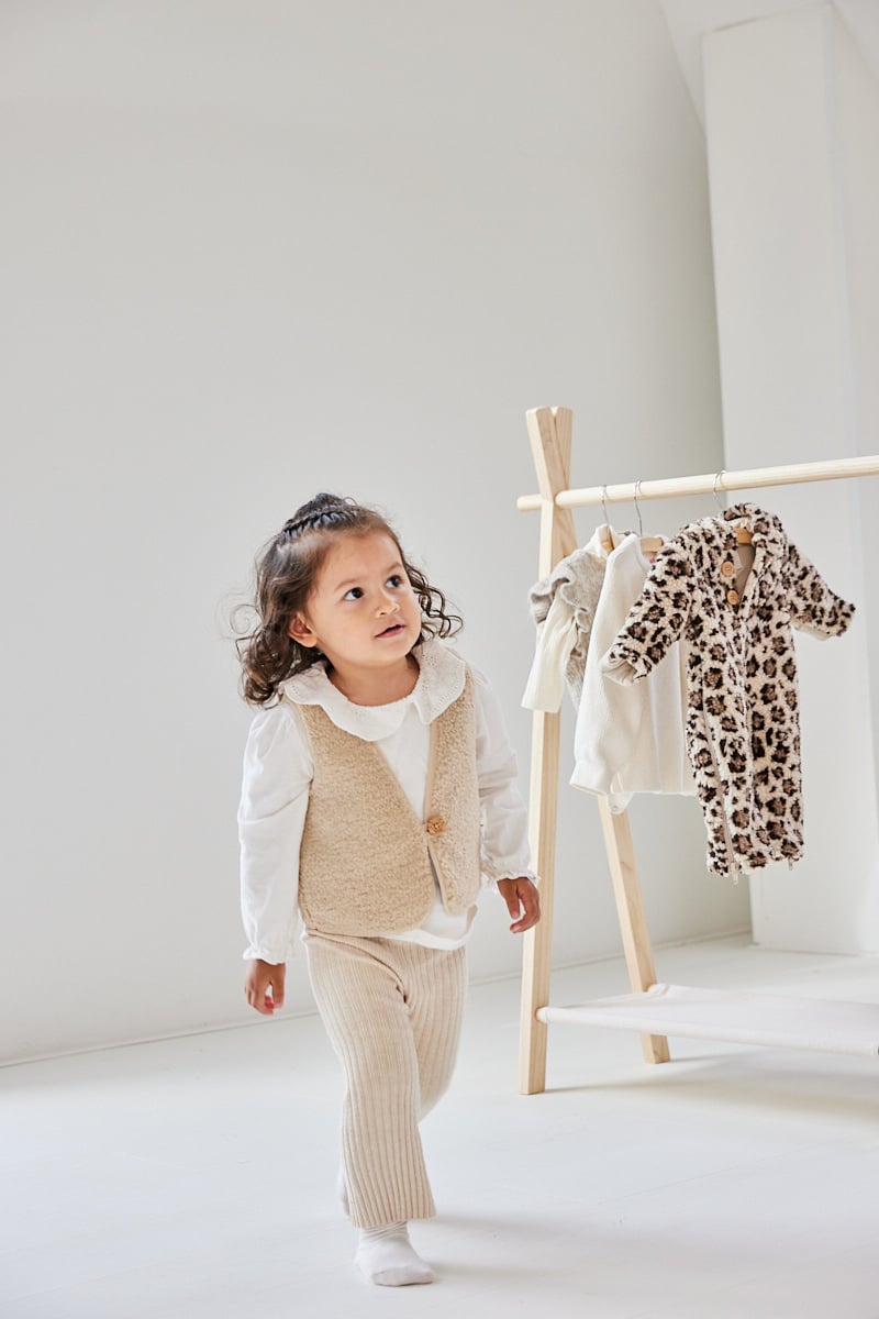 Gilet Bobby Teddy - Beige