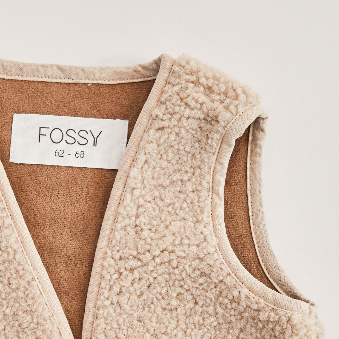 Gilet Bobby Teddy - Beige