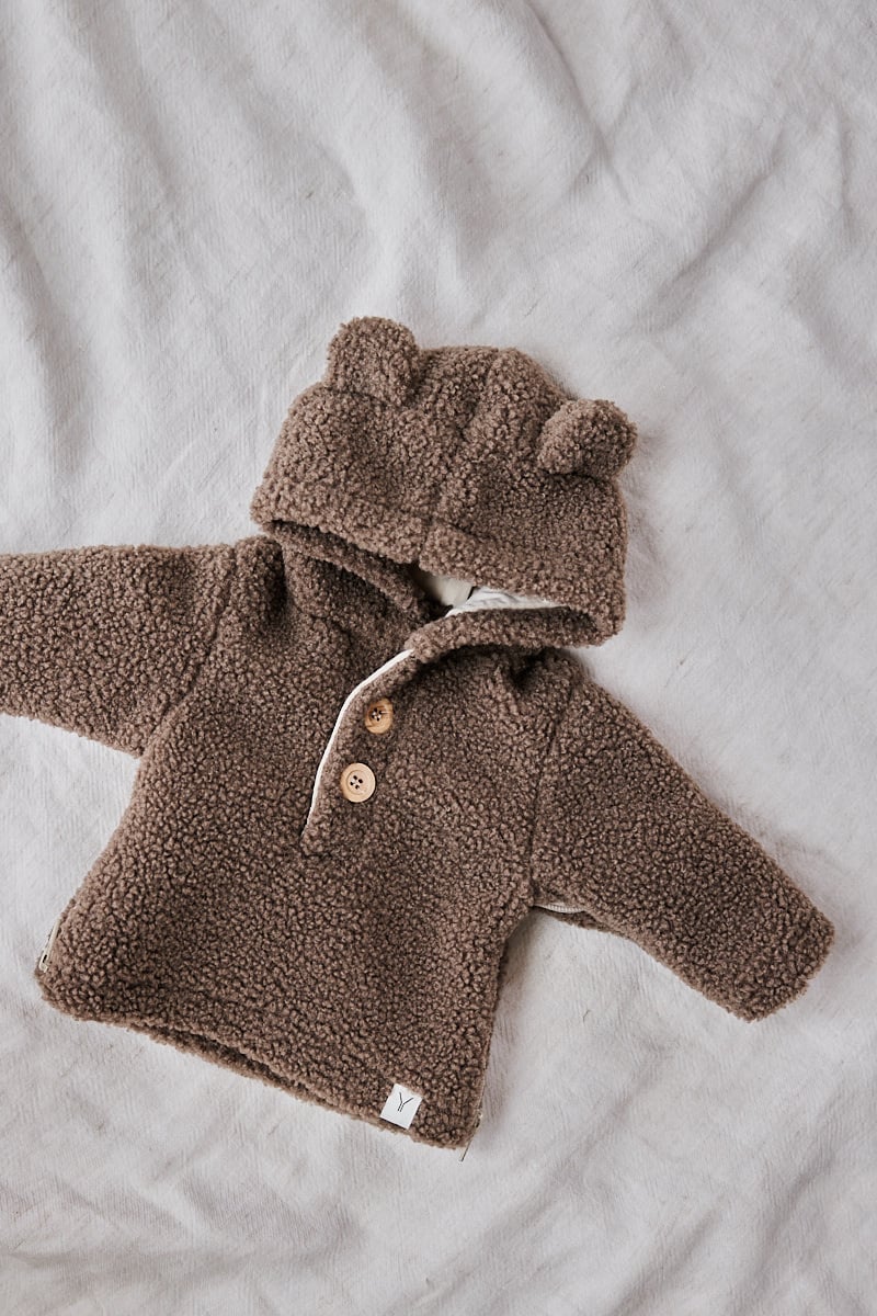 Baby Jasje Novy Teddy - Donker Bruin