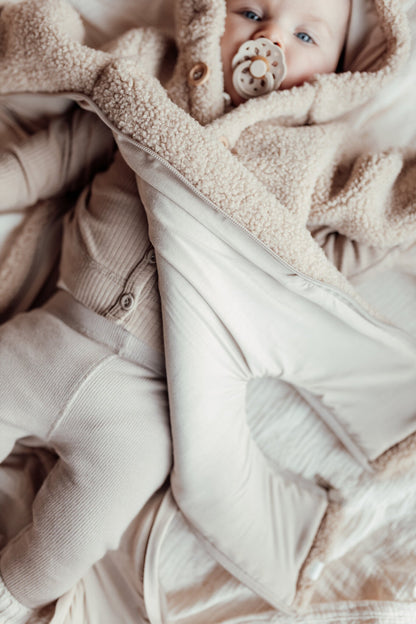 Baby Onesie Leny Teddy - Beige