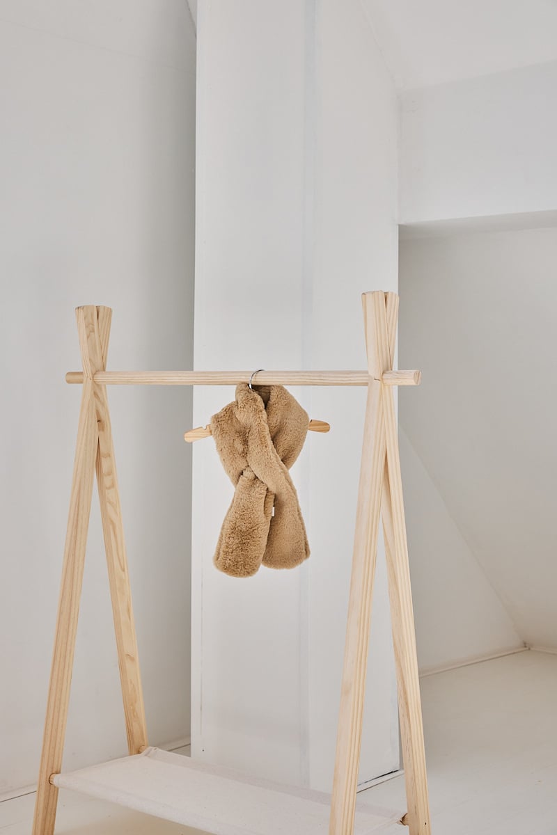 Sjaal Ivy Fluffy - Bruin
