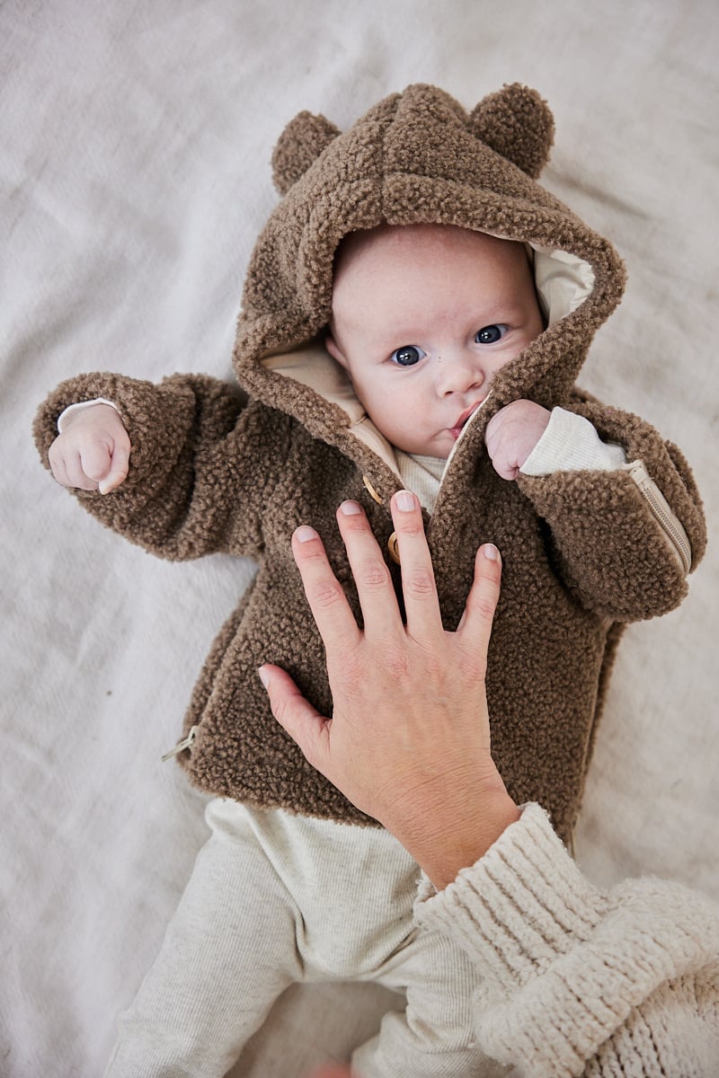 Baby Jasje Novy Teddy - Donker Bruin