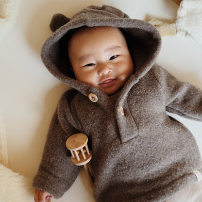 Baby Jasje Novy Wool - Donker Bruin