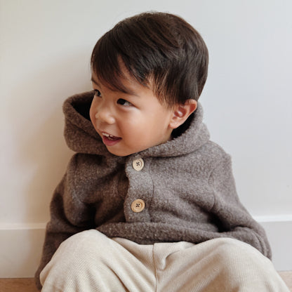 Baby Jasje Novy Wool - Donker Bruin