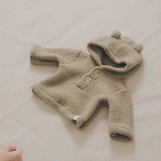 Baby Jasje Novy Wool - Olijf Groen