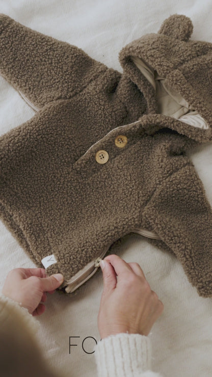 Baby Jasje Novy Teddy - Donker Bruin